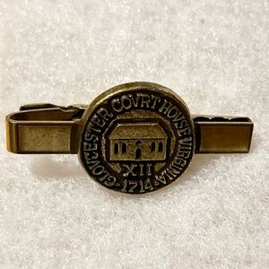 Vintage Gloucester Courthouse Virginia Tie Clip